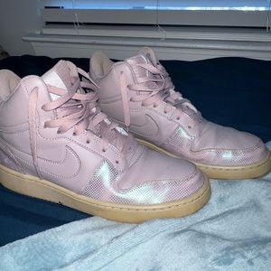 Nike dunk high top iridescent